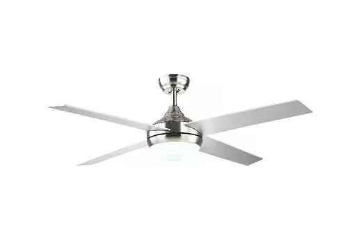 CEILING FAN WITH LIGHT SILVER