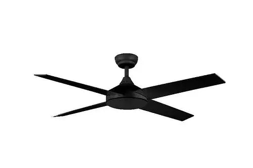 CEILING FAN NO LIGHT BLK