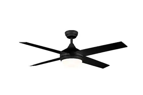 CEILING FAN WITH LED LIGHT BLACK