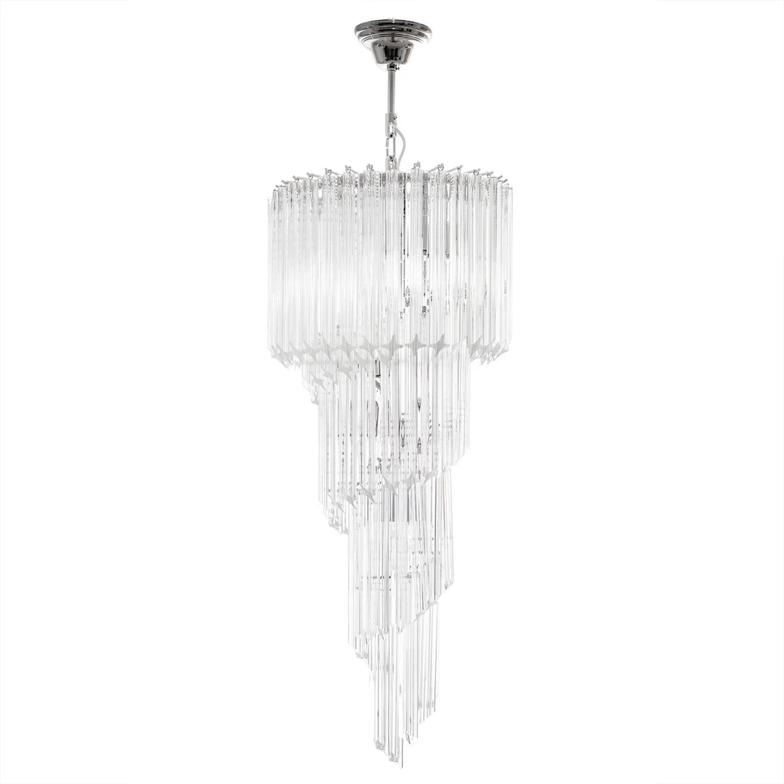 Long Crystal Dangle Chandelier Size 870MM