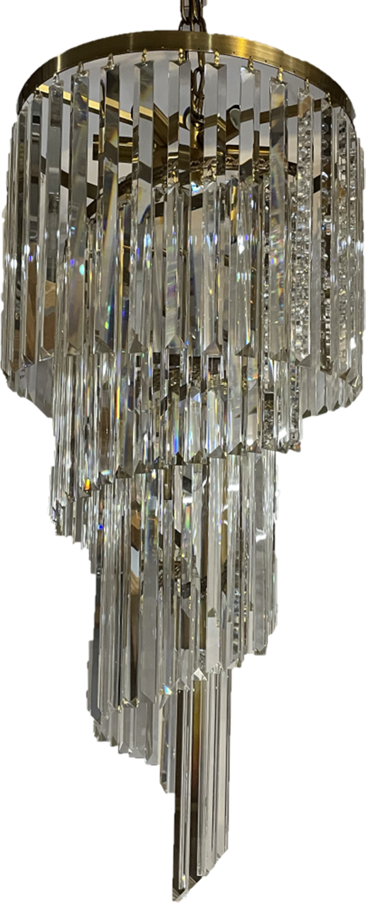 Long Crystal Dangle Chandelier Size 420MM