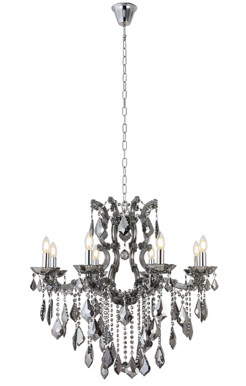 Black Small Crystal Chandelier