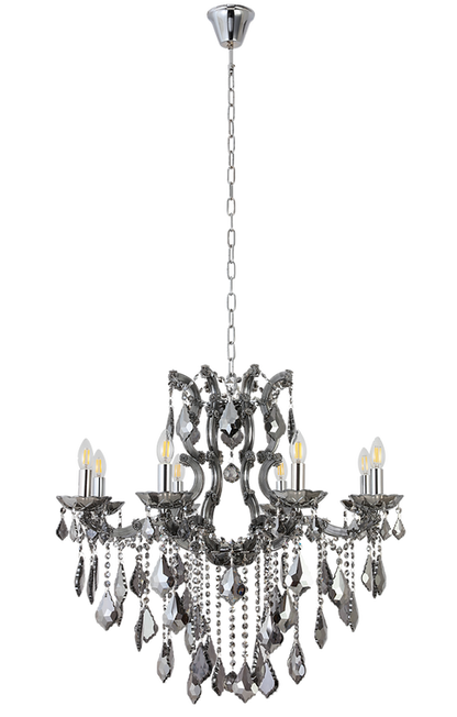 Black Small Crystal Chandelier